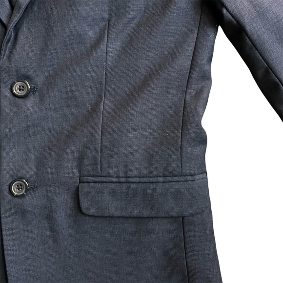 Boys Youth 16 Class Club Navy Blue 2 Piece Suit Blazer & Pants - Picture 6 of 16